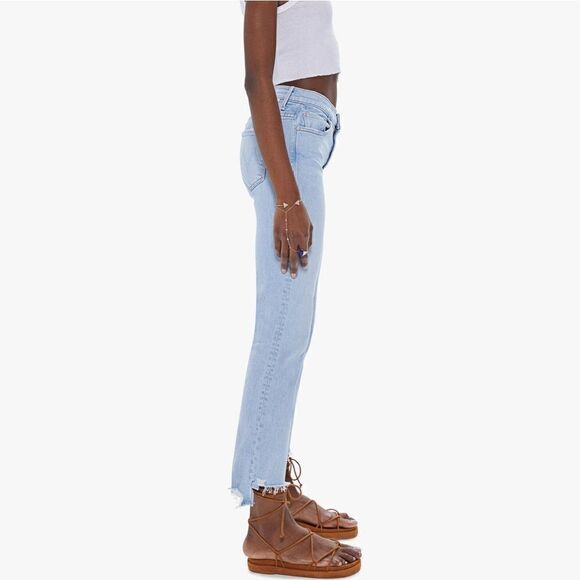 Mother The Insider Crop Step Chew Bootcut Ankle Jeans In Mentally Elsewhere Size - Picture 2 of 11